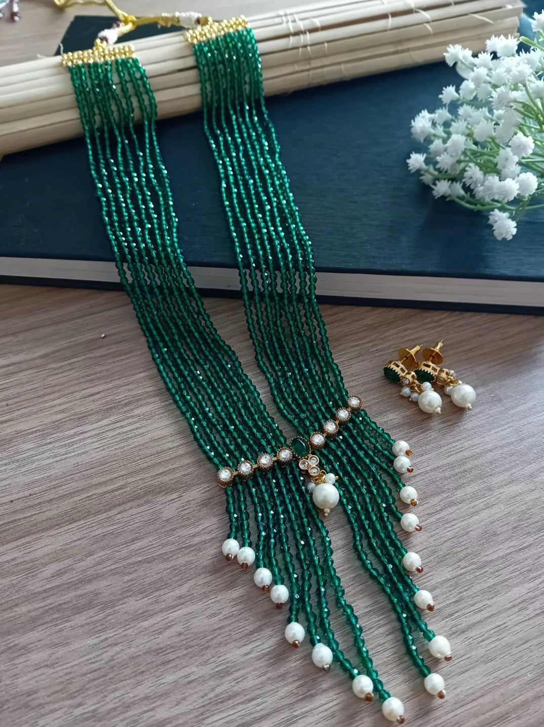 Hydro crystal multi layer neckpiece