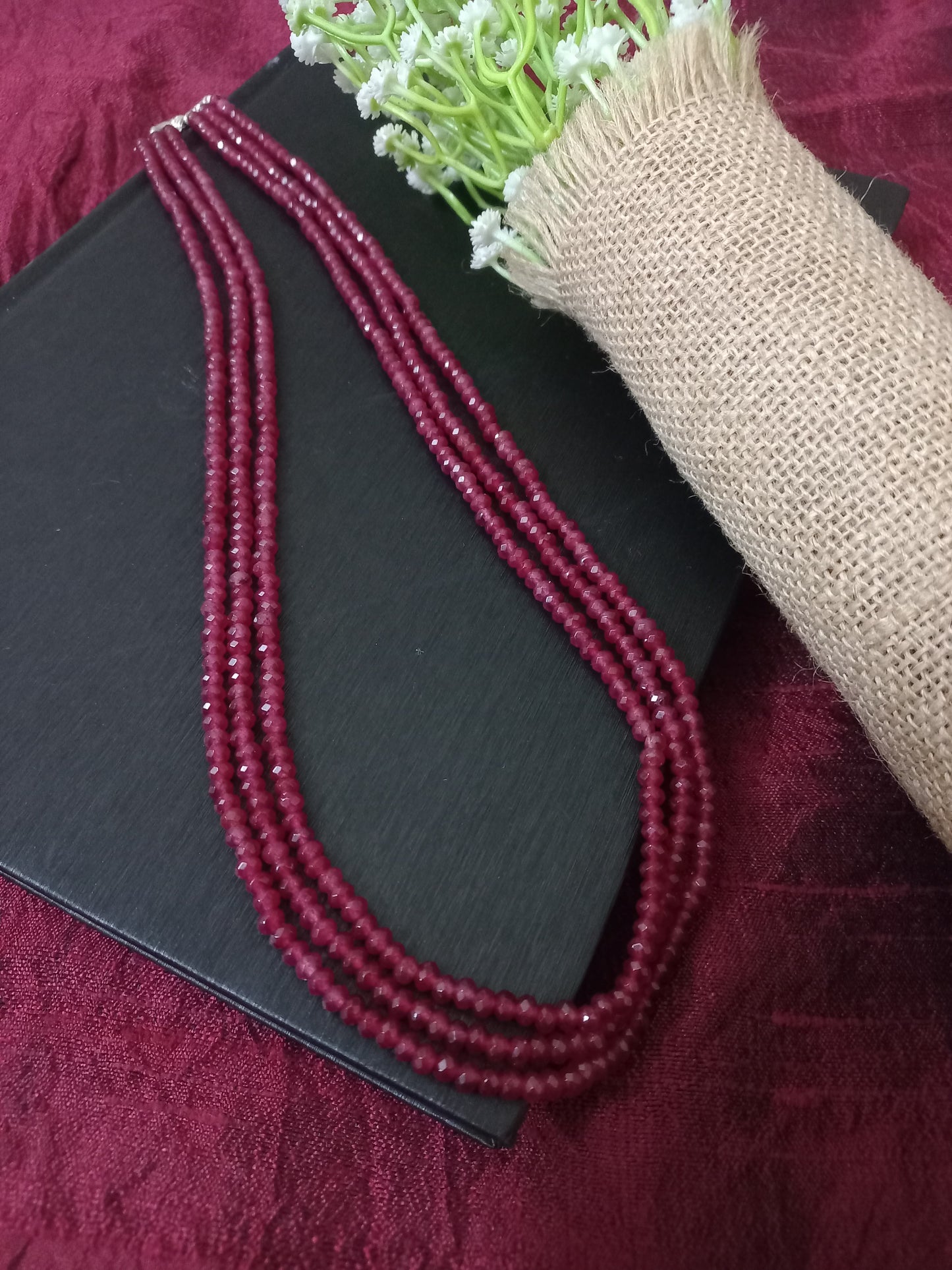 Onyx stone layered jewellery
