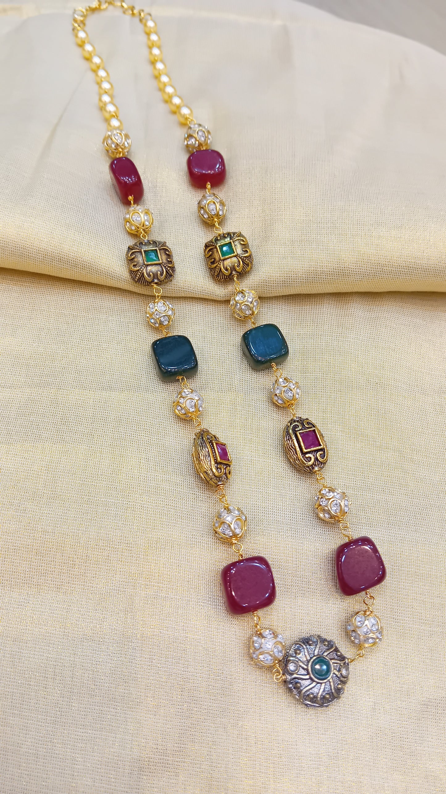 Jaipur style neckpiece