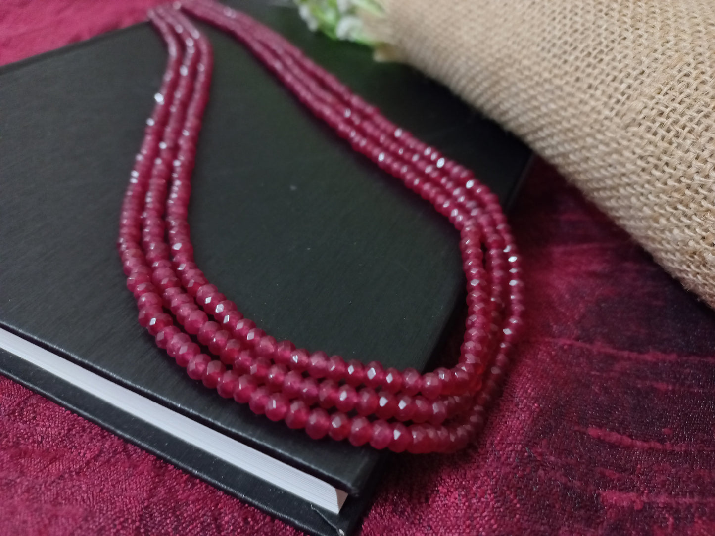 Onyx stone layered jewellery