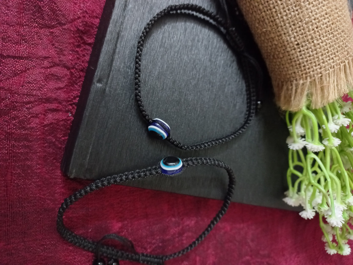 Evil eye anklet( pair)