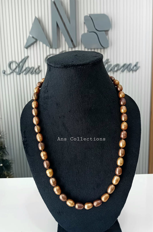 Fresh water pearl brown shade