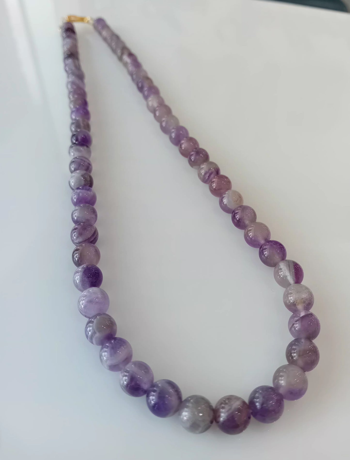 Amethyst stone beaded neckpiece