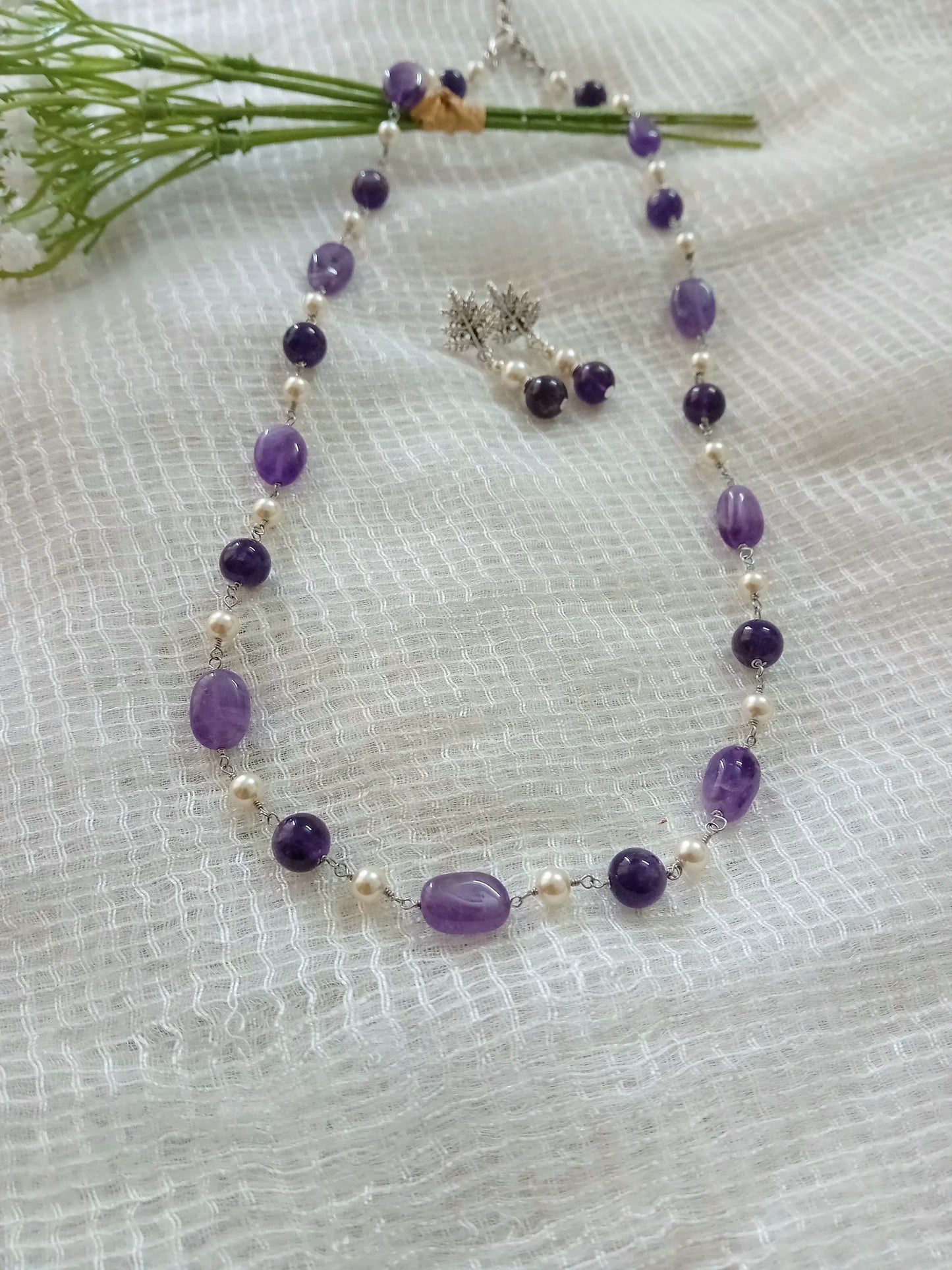 Amethyst neckpiece