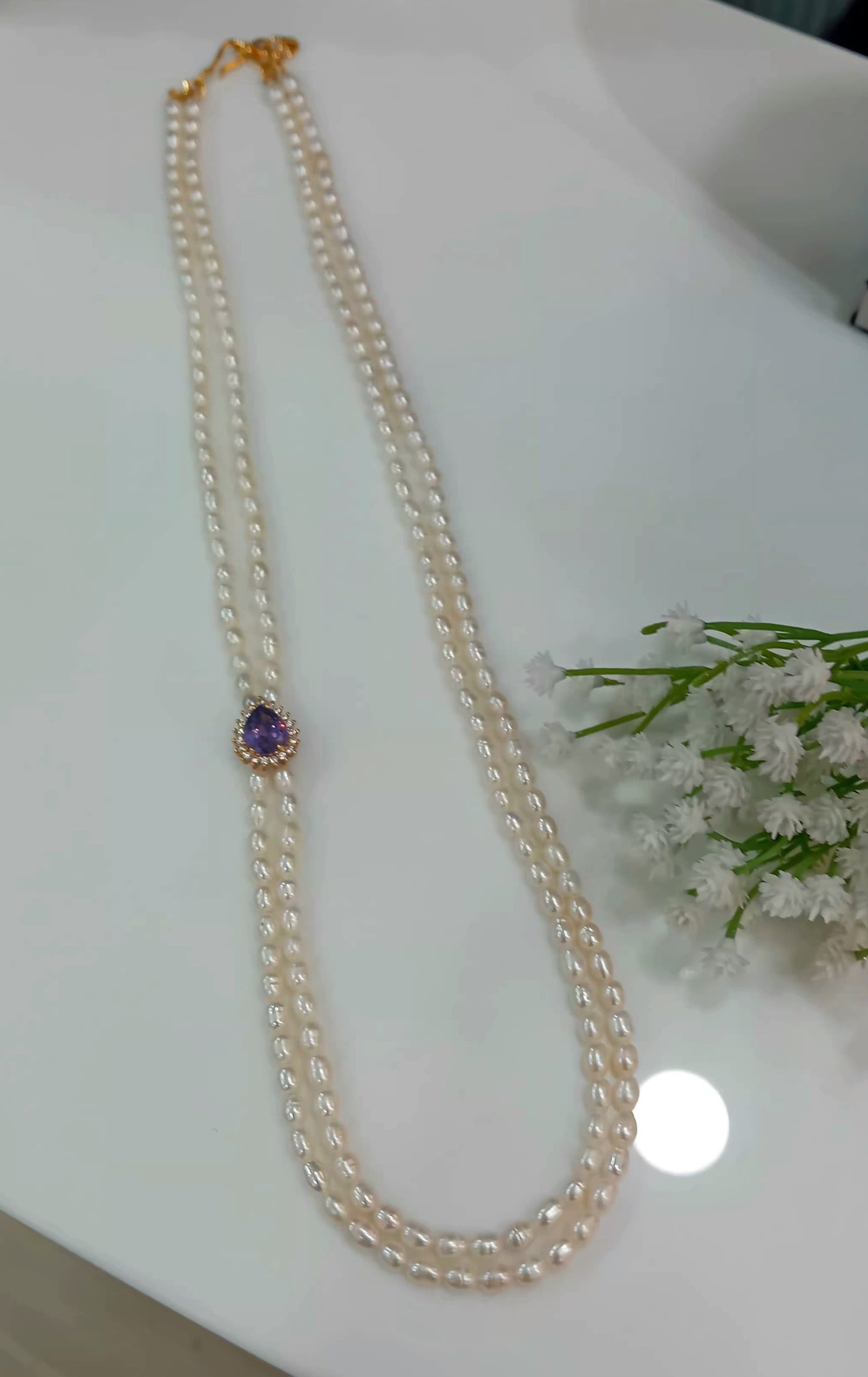 Rice pearl white