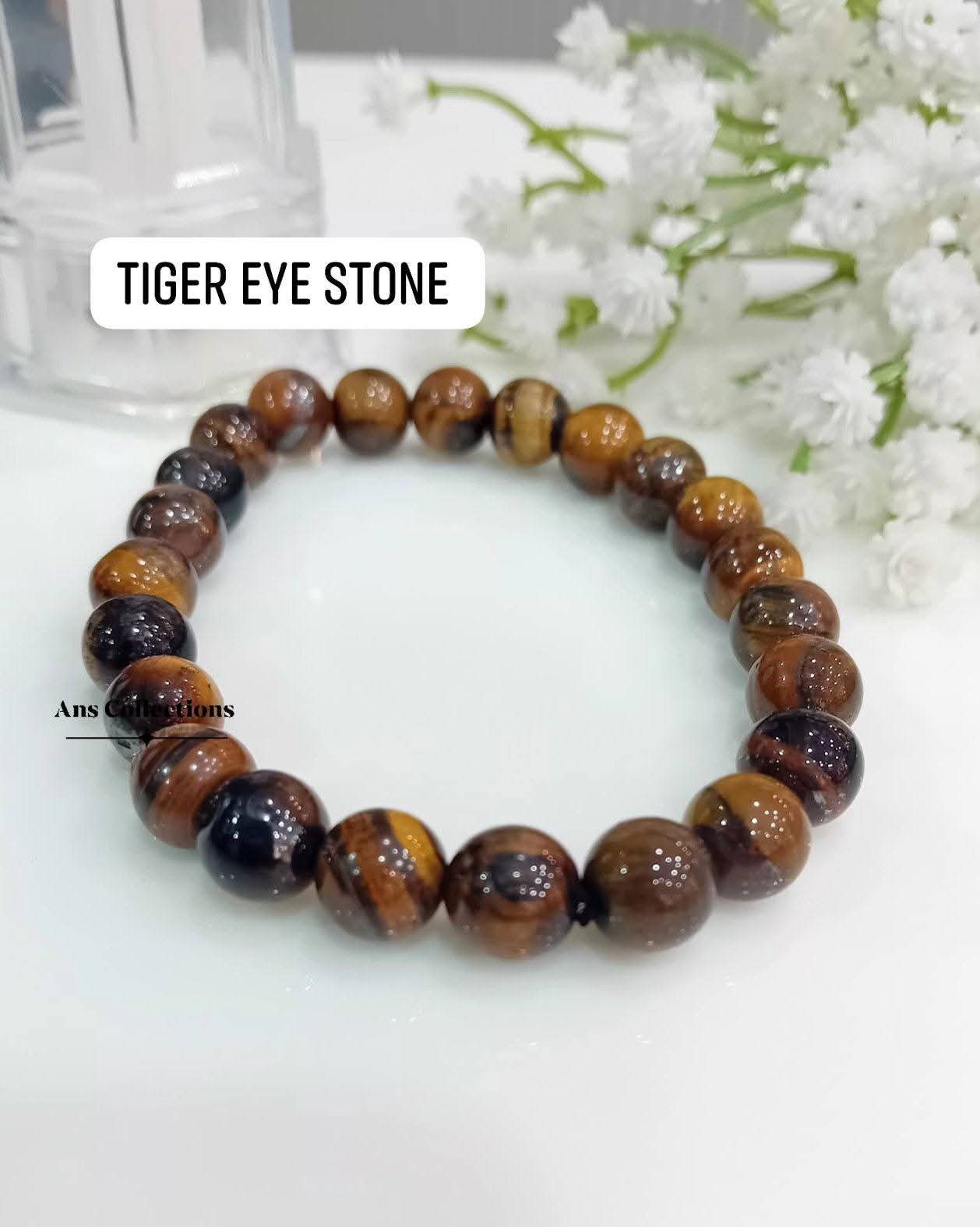 Tiger eye beaded bracelet