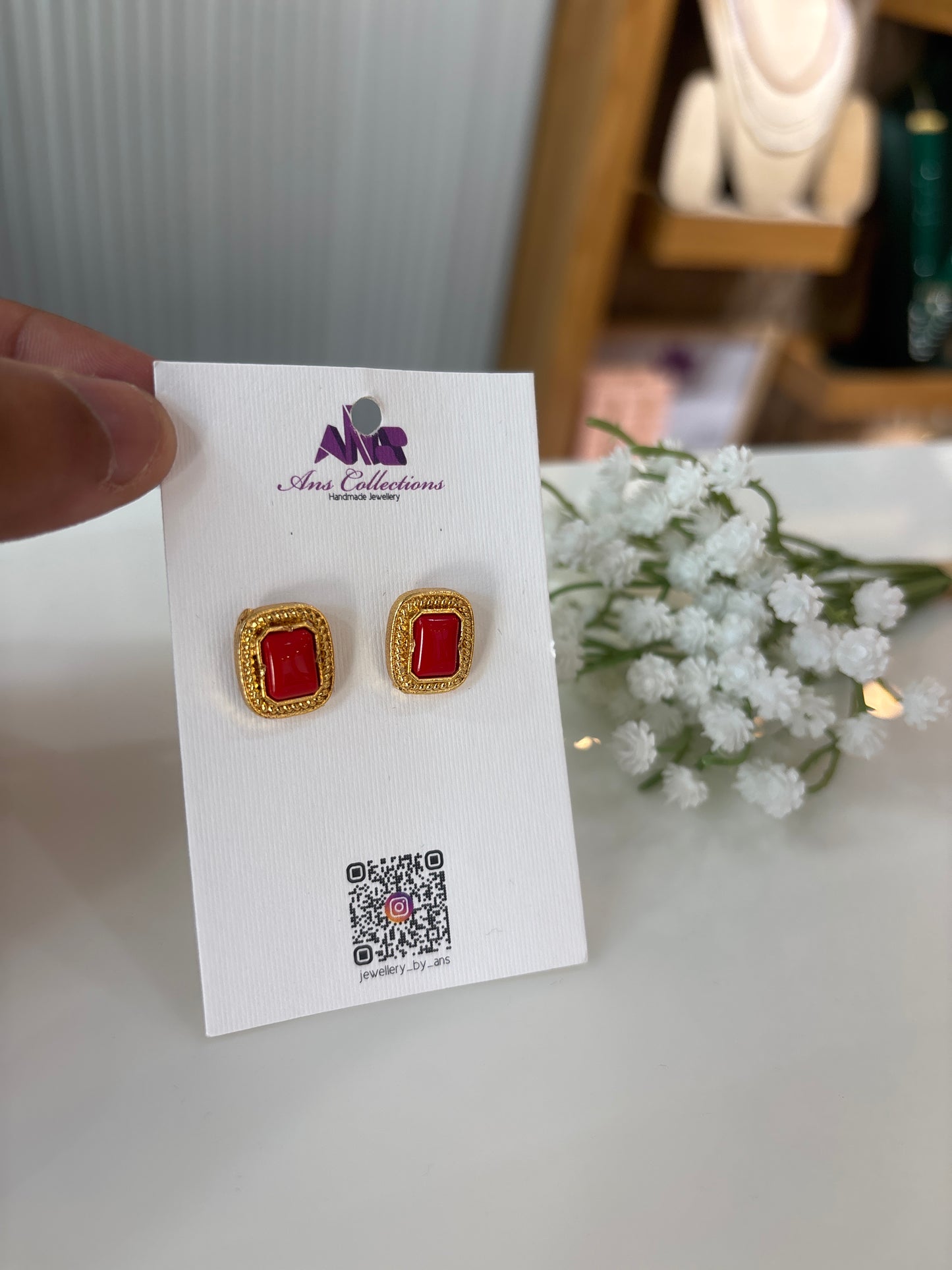 Gold plated studs