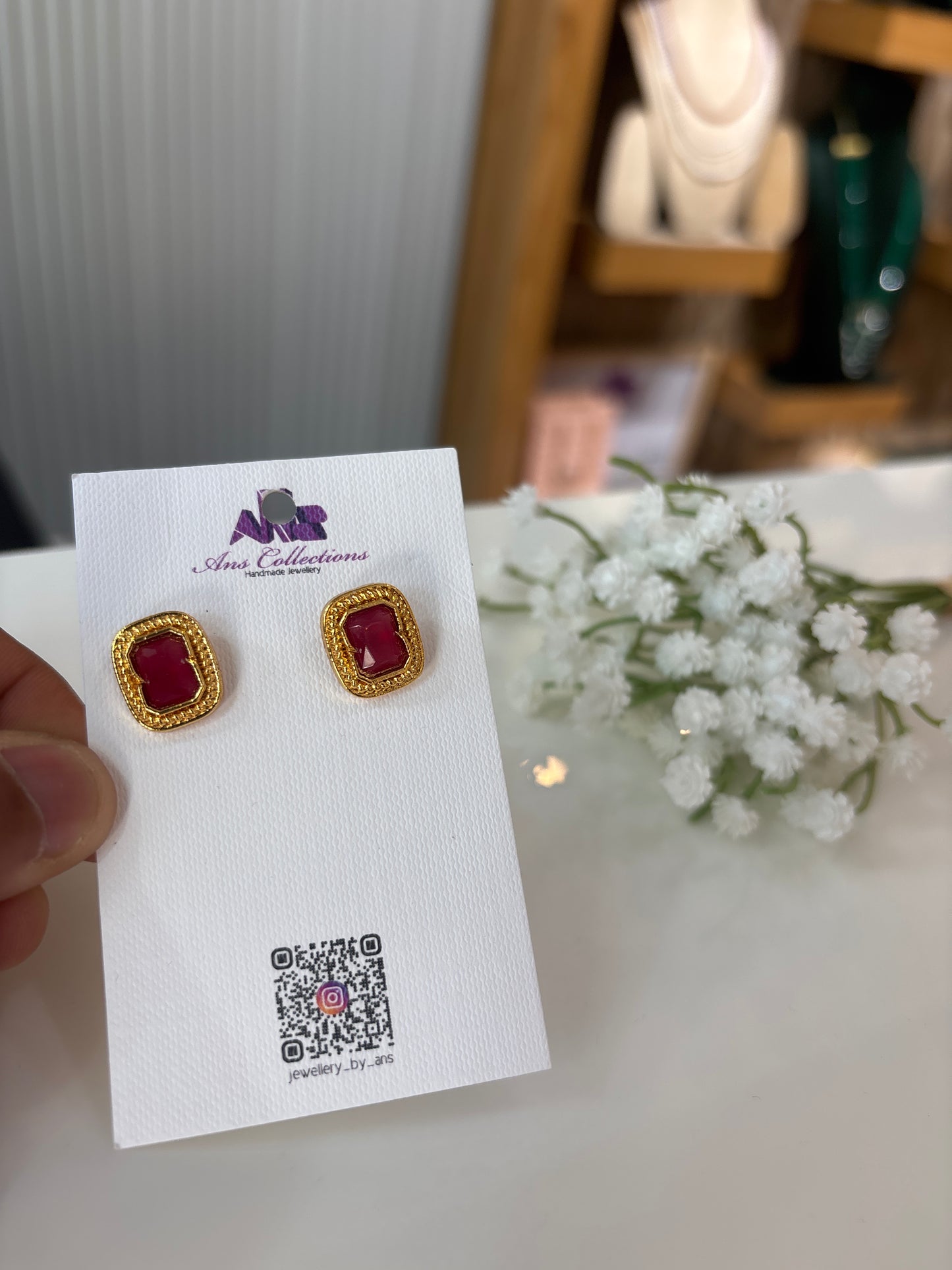 Gold plated studs