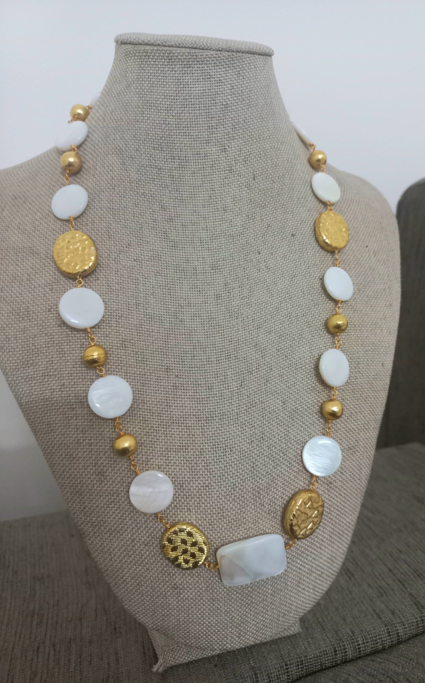 Mother of pearl shell jewellery