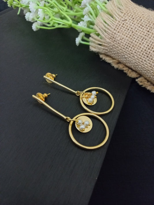 Brass earring
