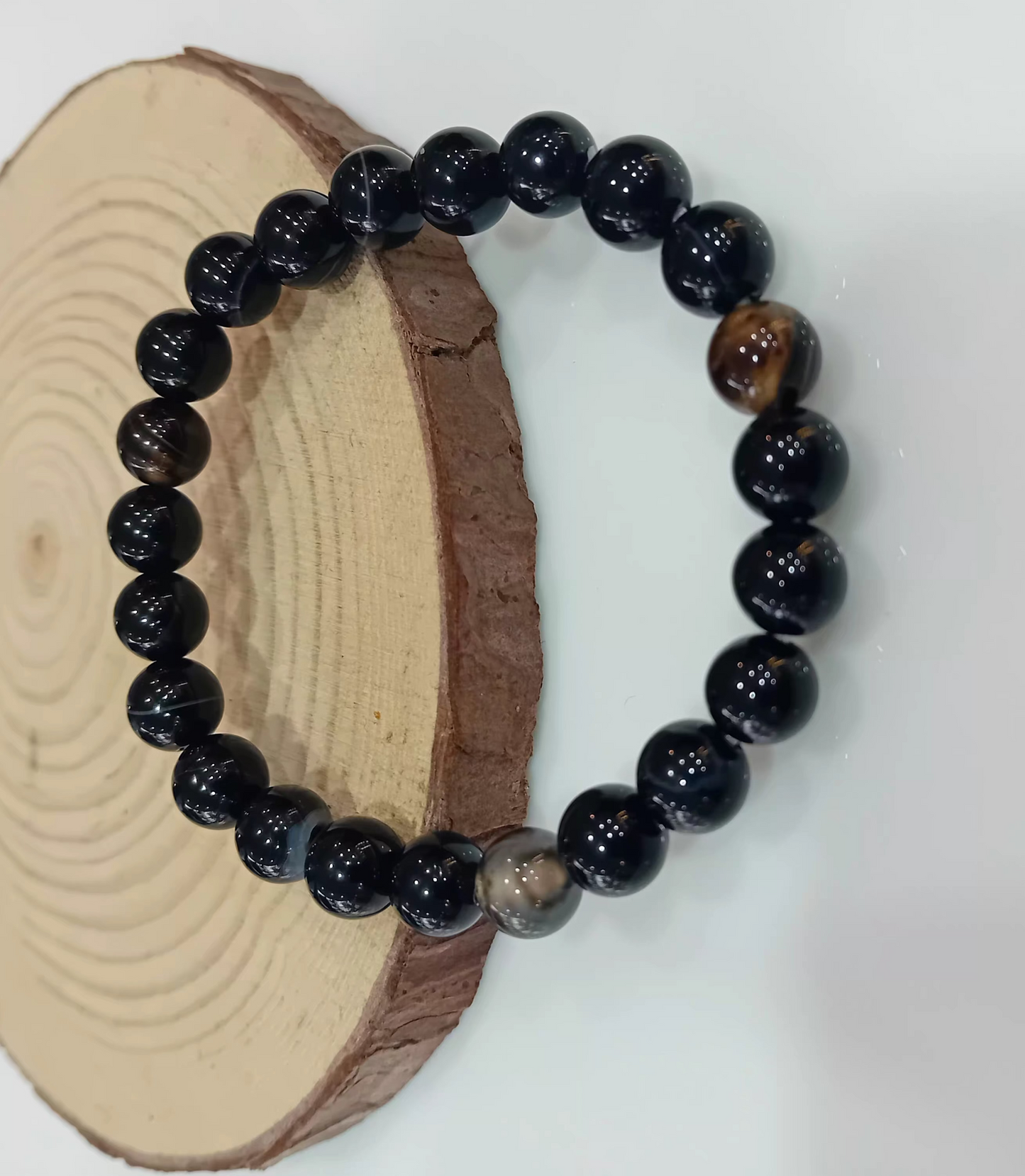 Black Sulemani stone bracelet