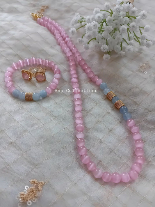 Monalisa beaded jewellery set