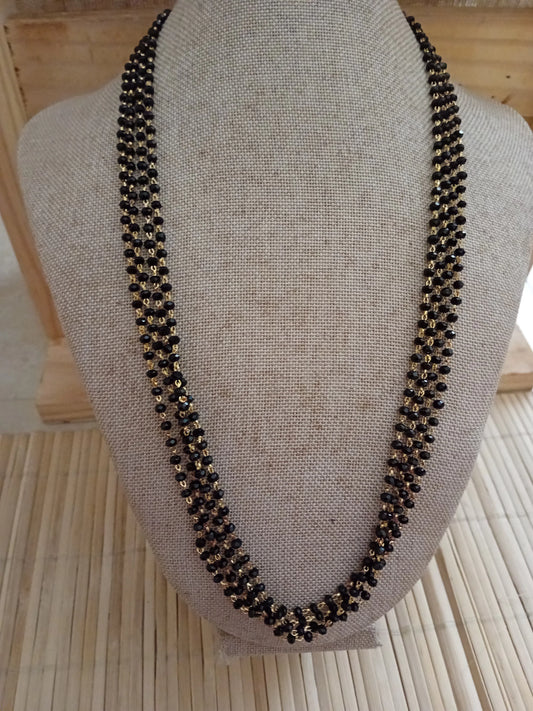 Crystal beaded chain