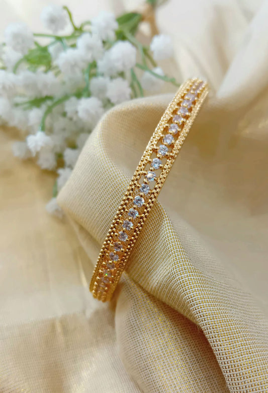 Gold plated bangles