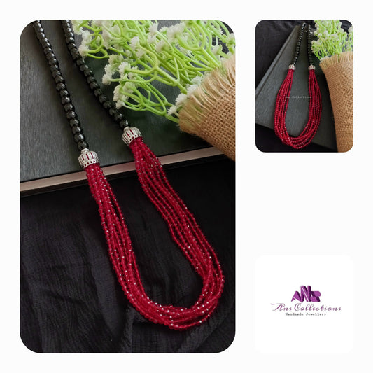 Hydro crystal with agate neckpiece