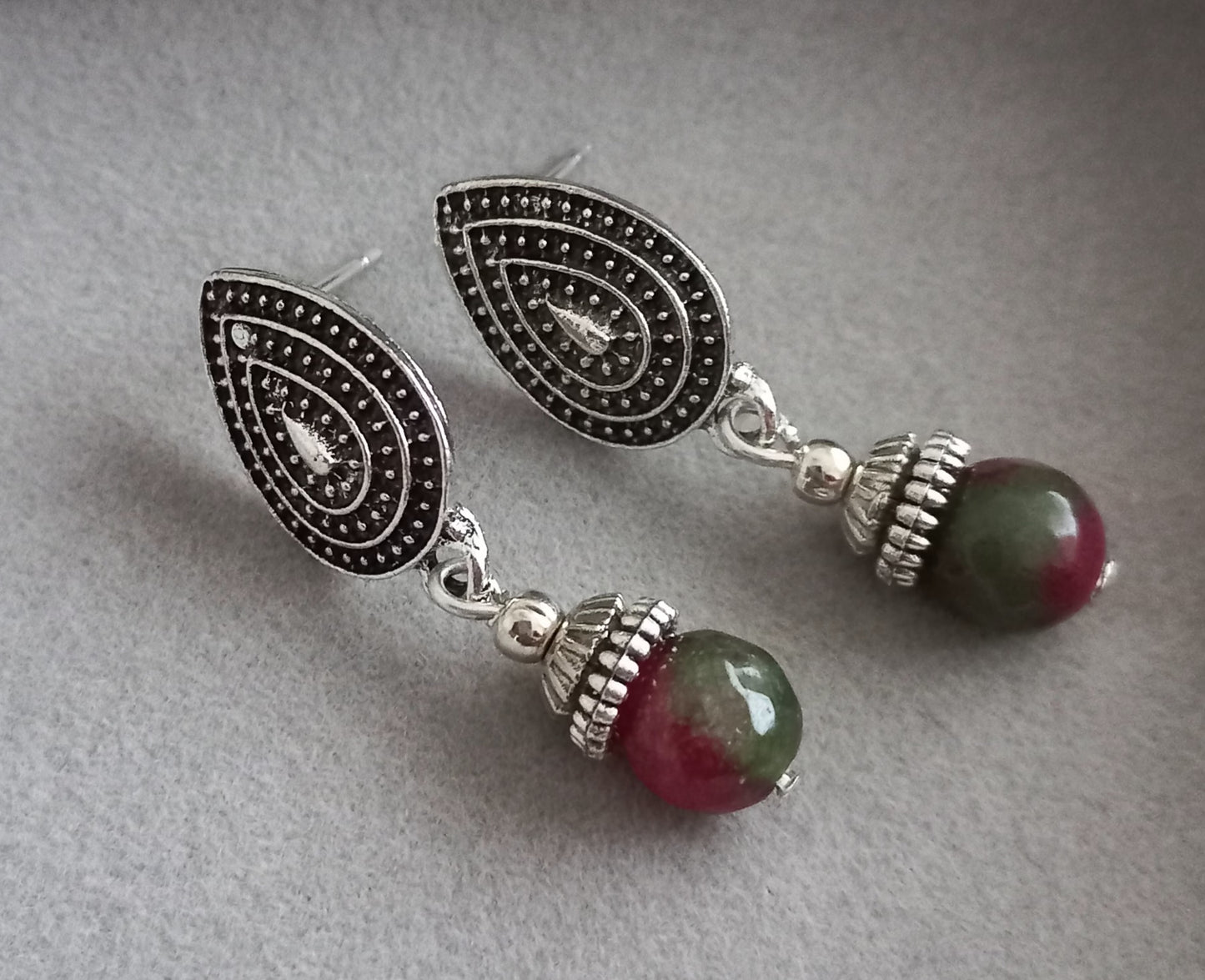 Agate stone two layer neckpiece