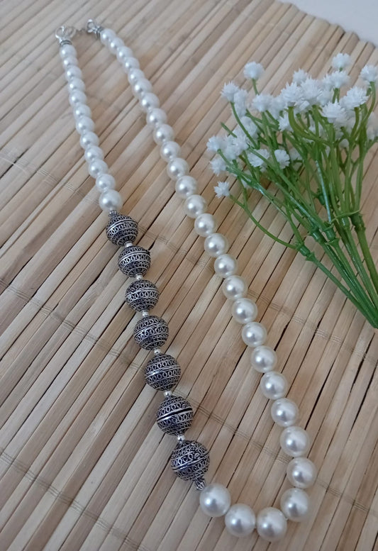 Shell pearl jewellery-ANS04