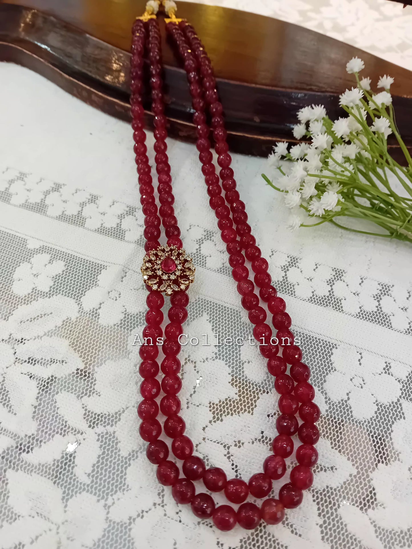 Agate stone neckpiece