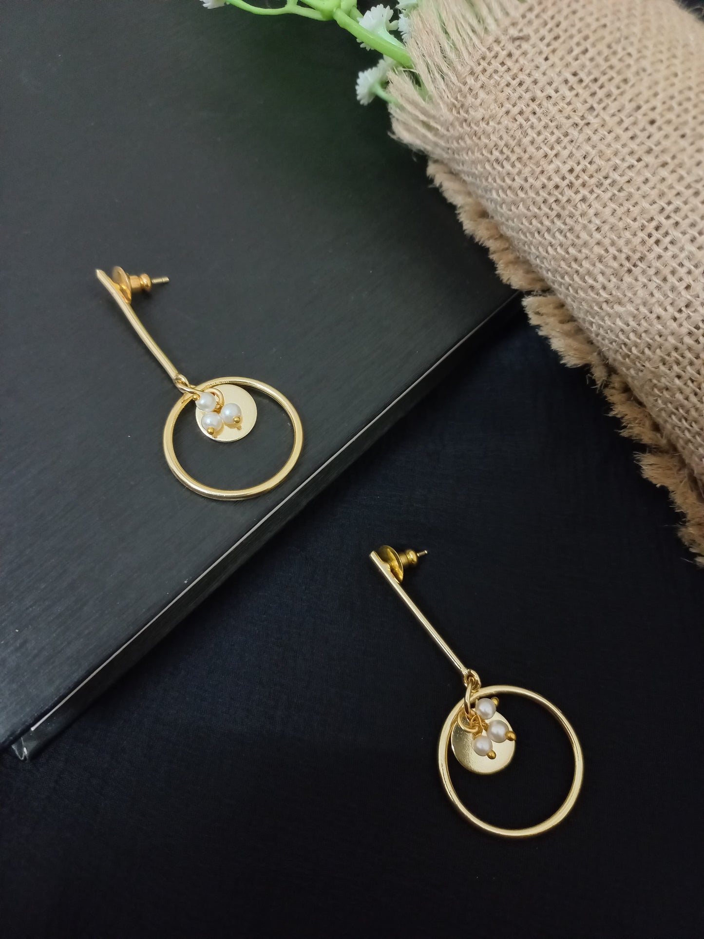 Brass earring
