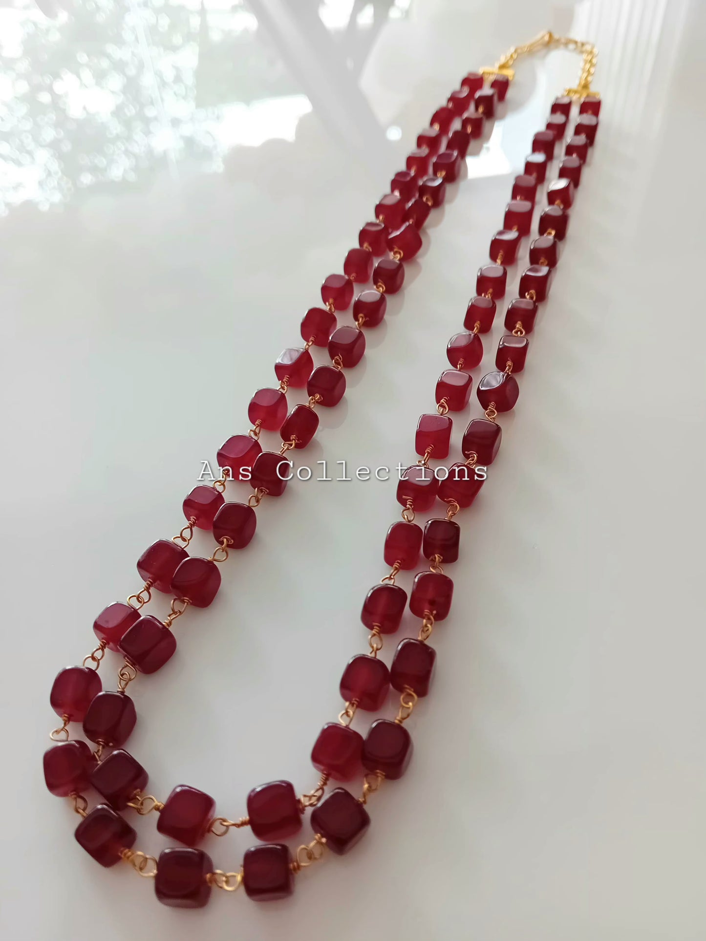 Agate stone neckpiece
