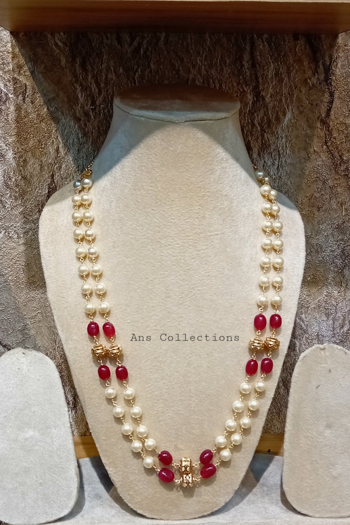 Swarovski pearl neckpiece