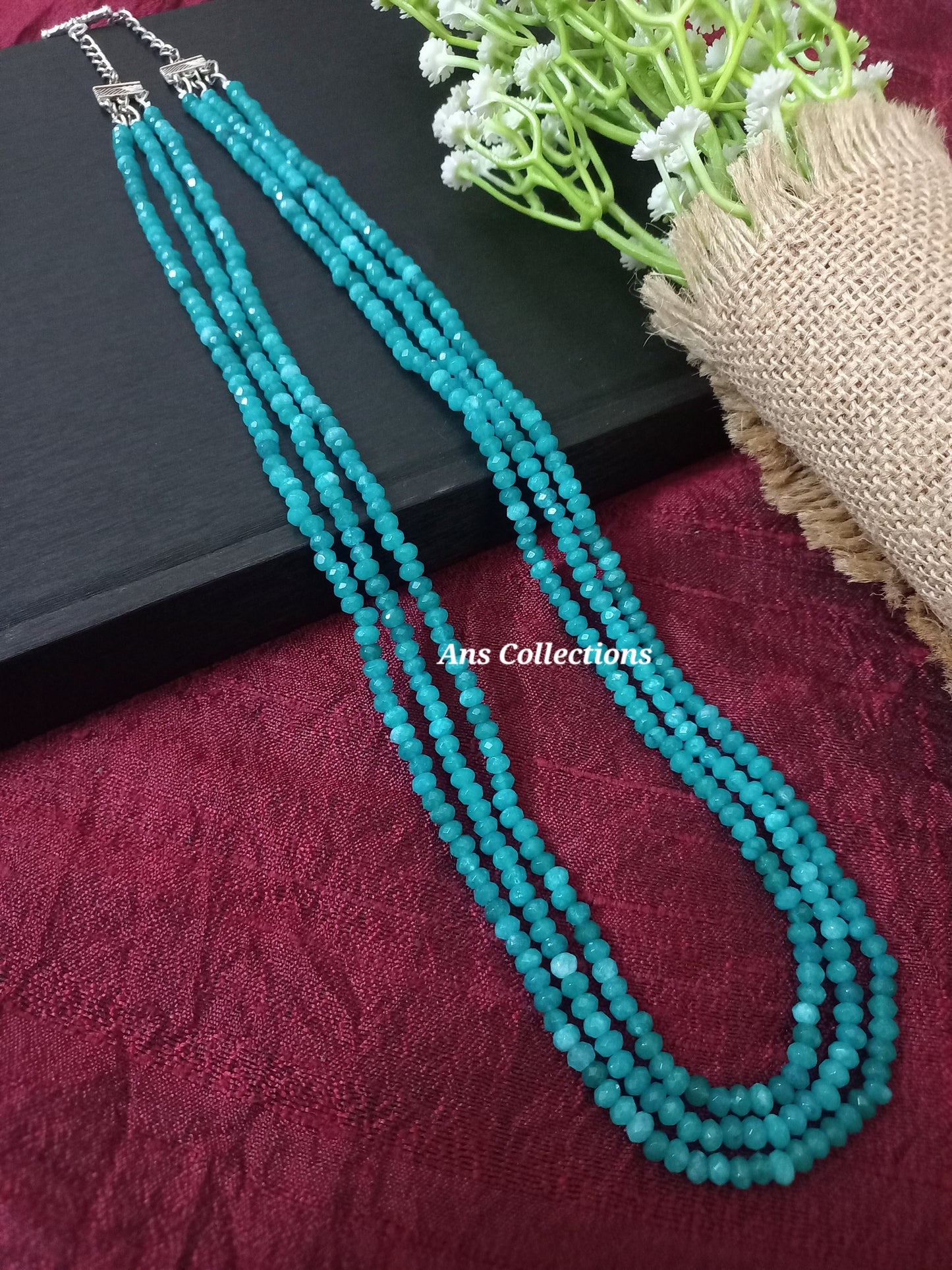 Onyx stone necklace