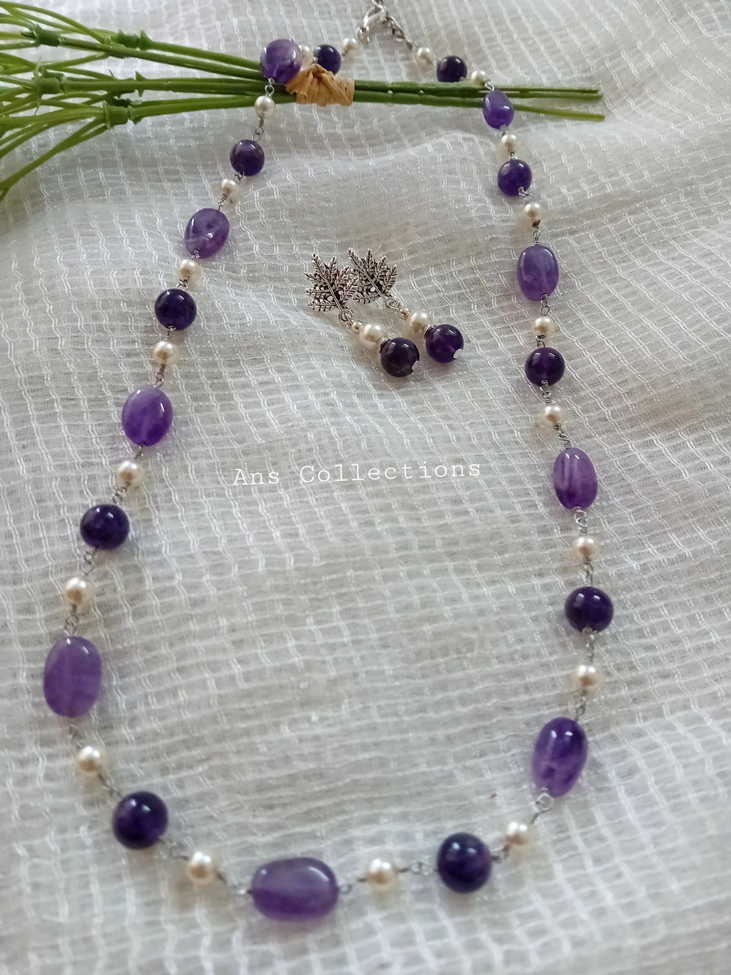 Amethyst neckpiece