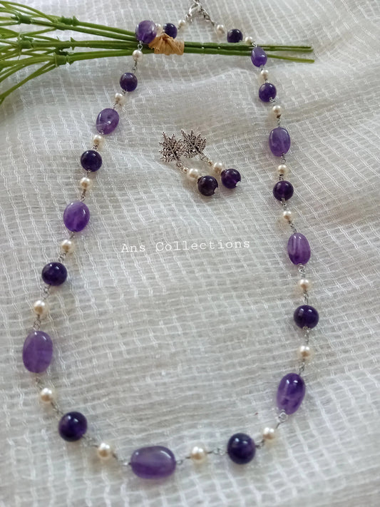 Amethyst neckpiece