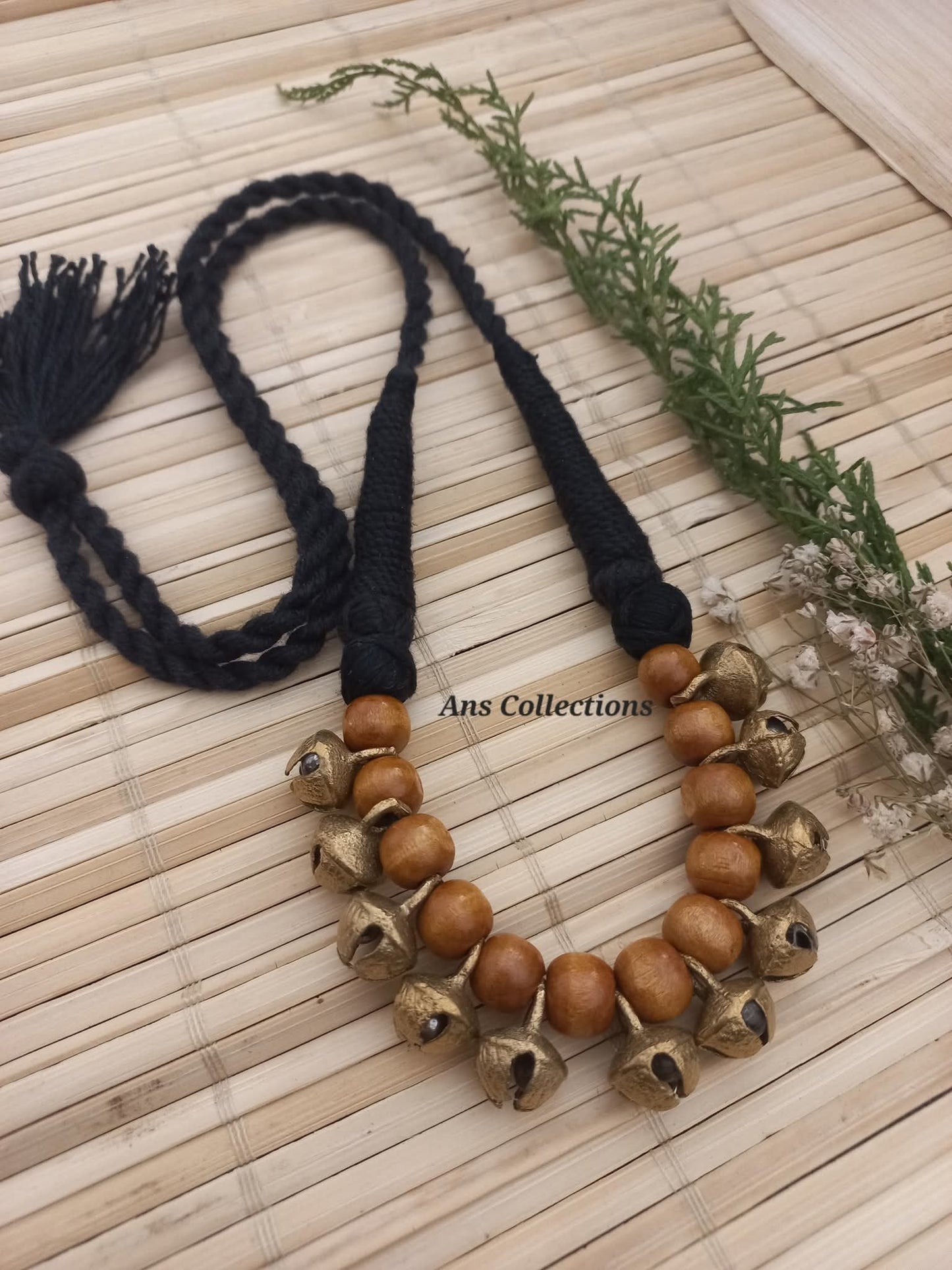 Brass gunguroo neckpiece