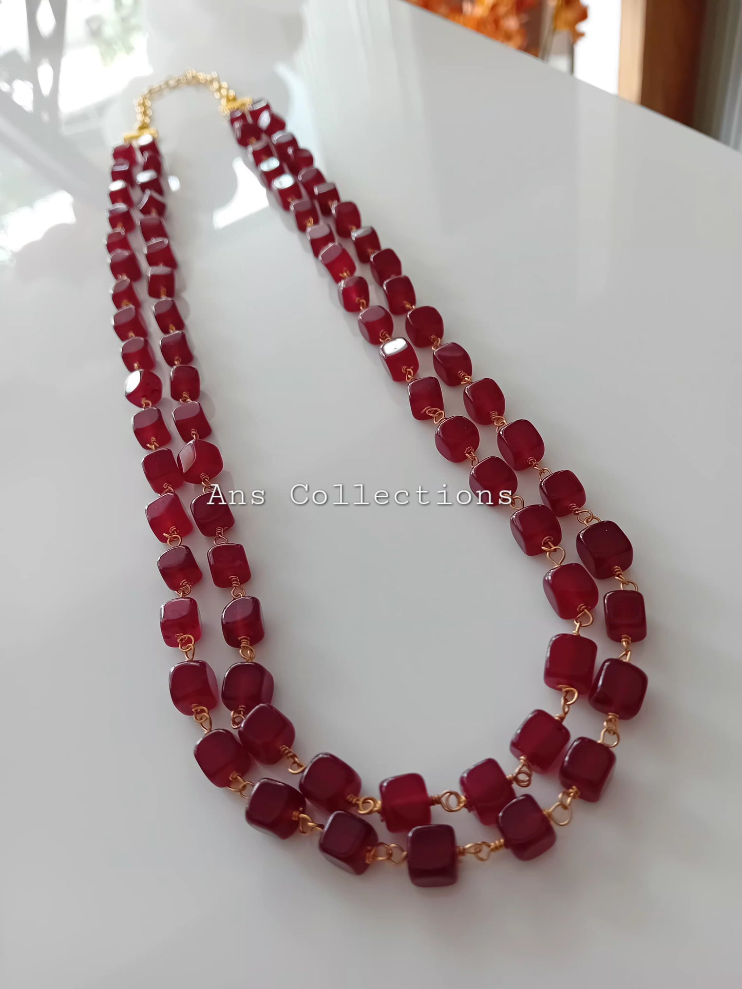 Agate stone neckpiece