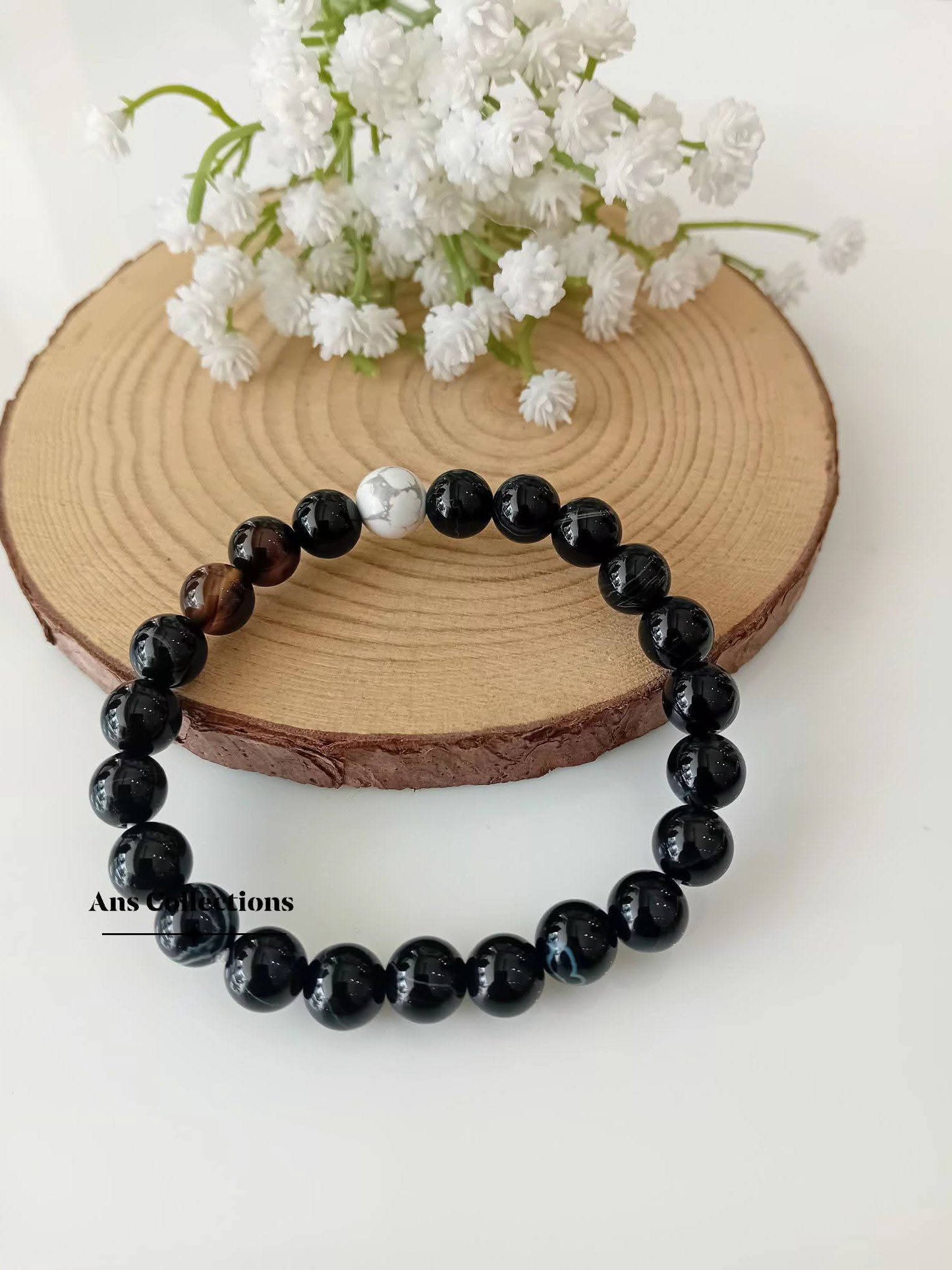 Black Sulemani hakik stone bracelet