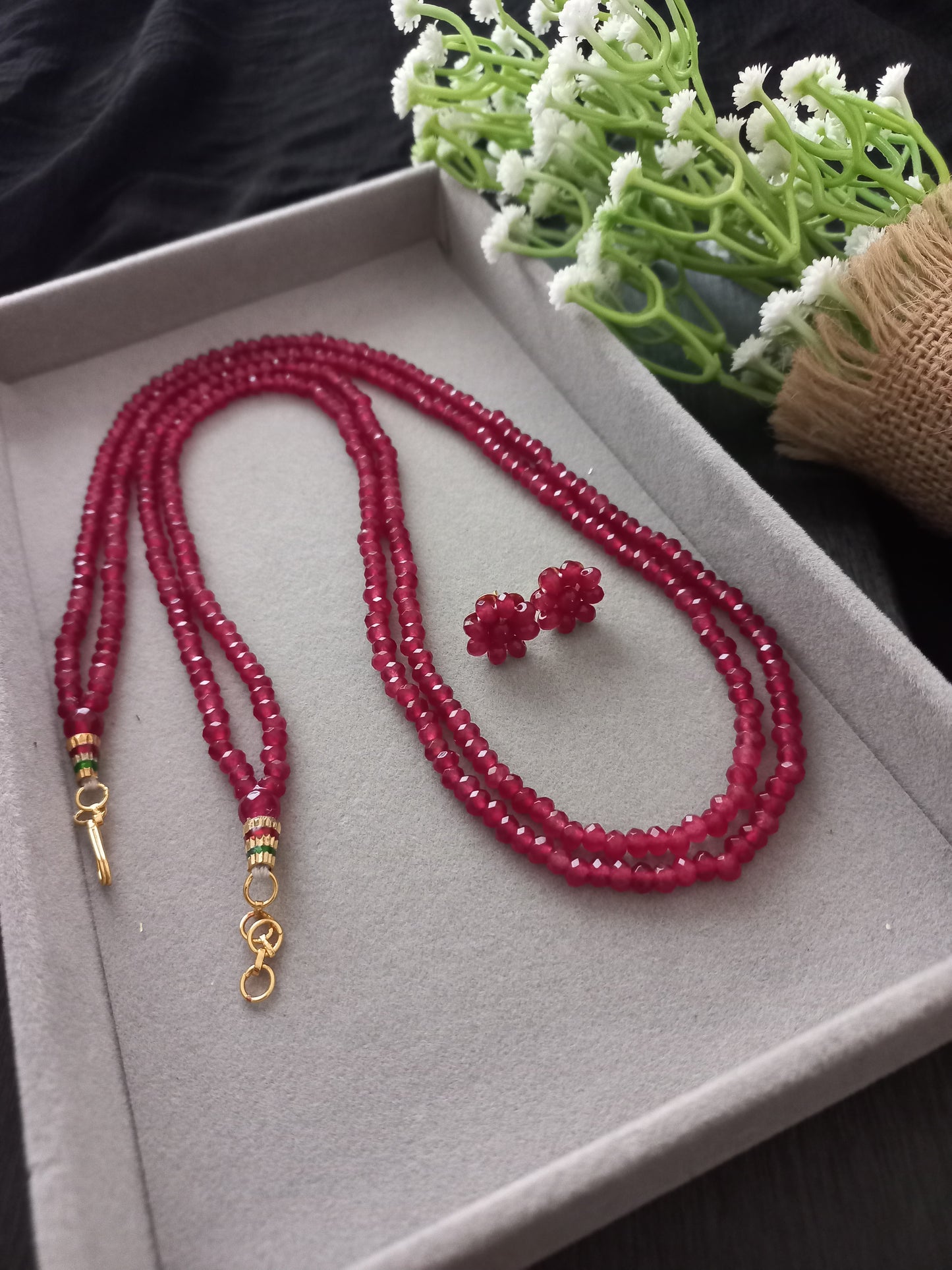 Ruby colour onyx