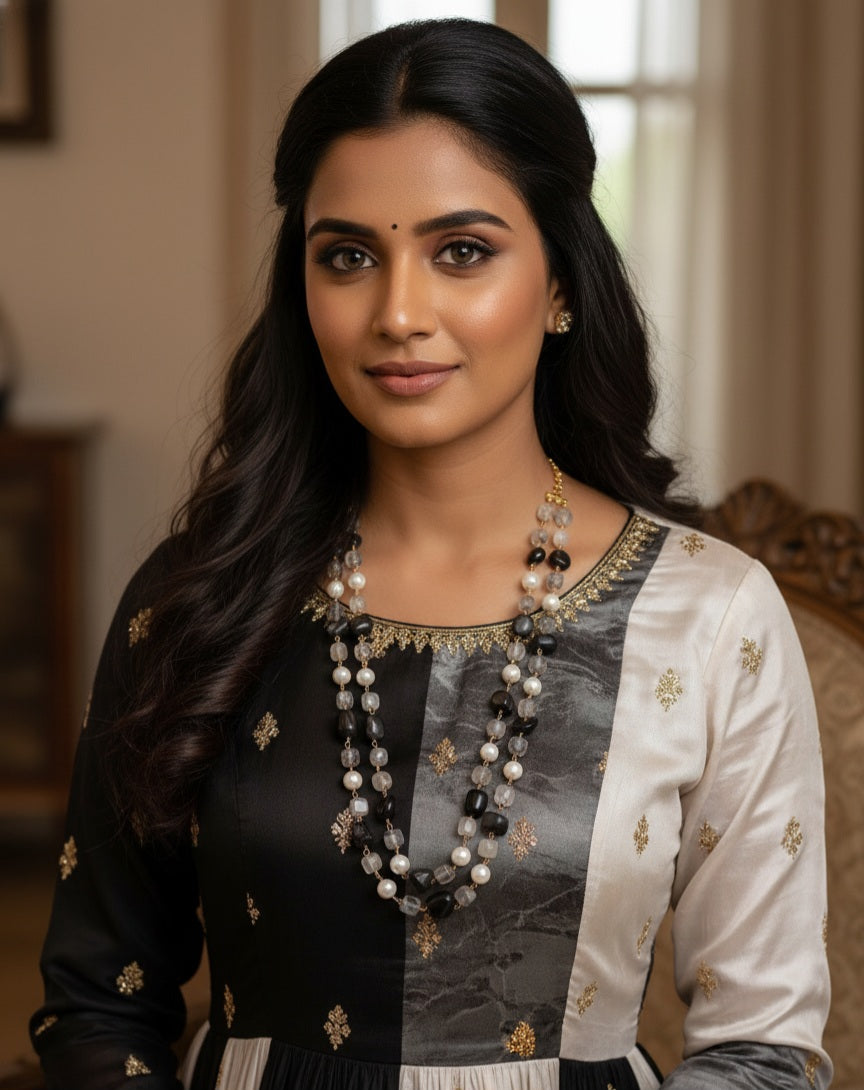 Agate stone neckpiece