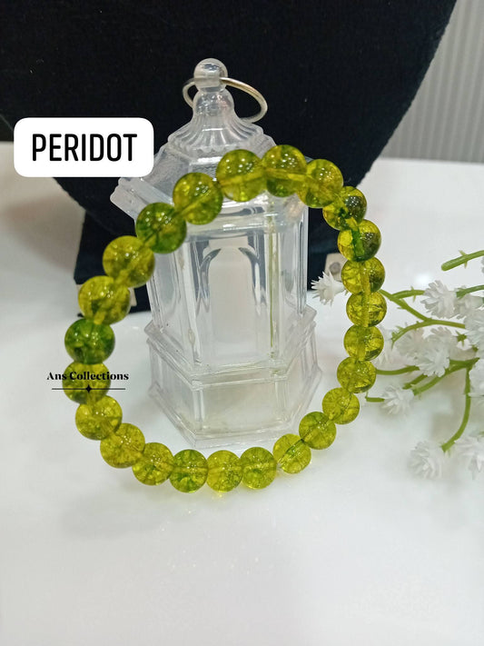 Peridot bracelet