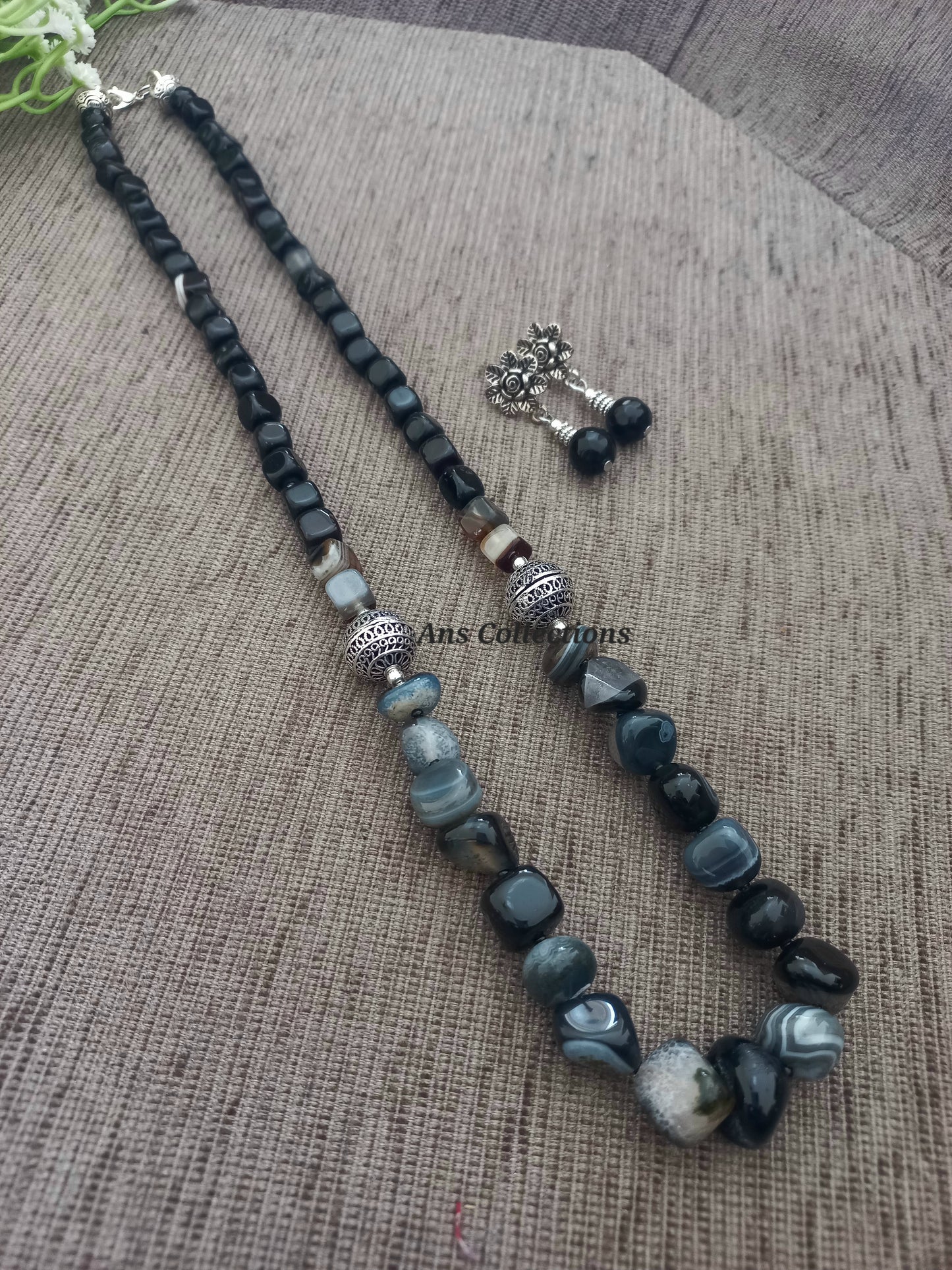 Stone bead collection