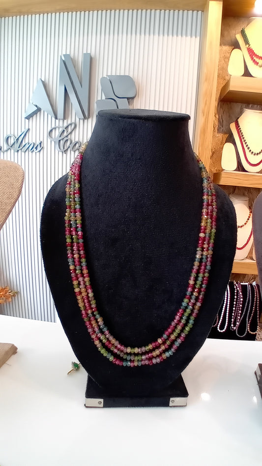 Onyx beaded neckpiece