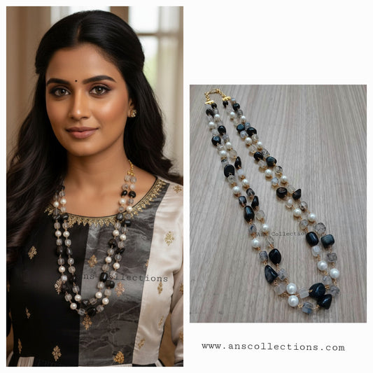 Agate stone neckpiece