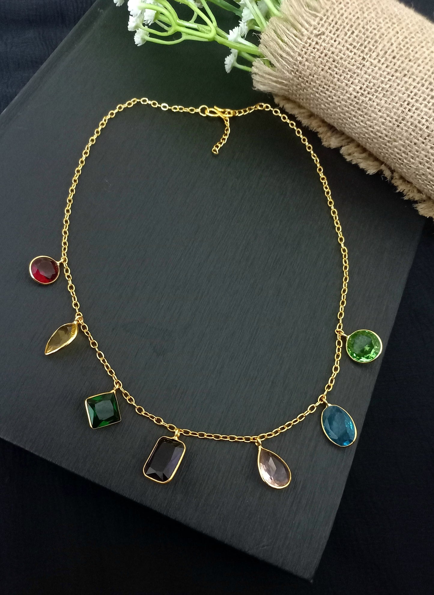 Uncut stone jewellery