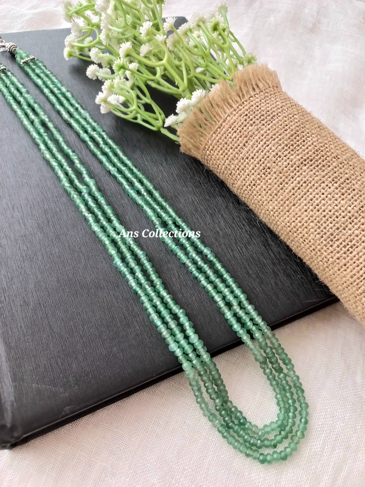 Onyx 3 layer neckpiece