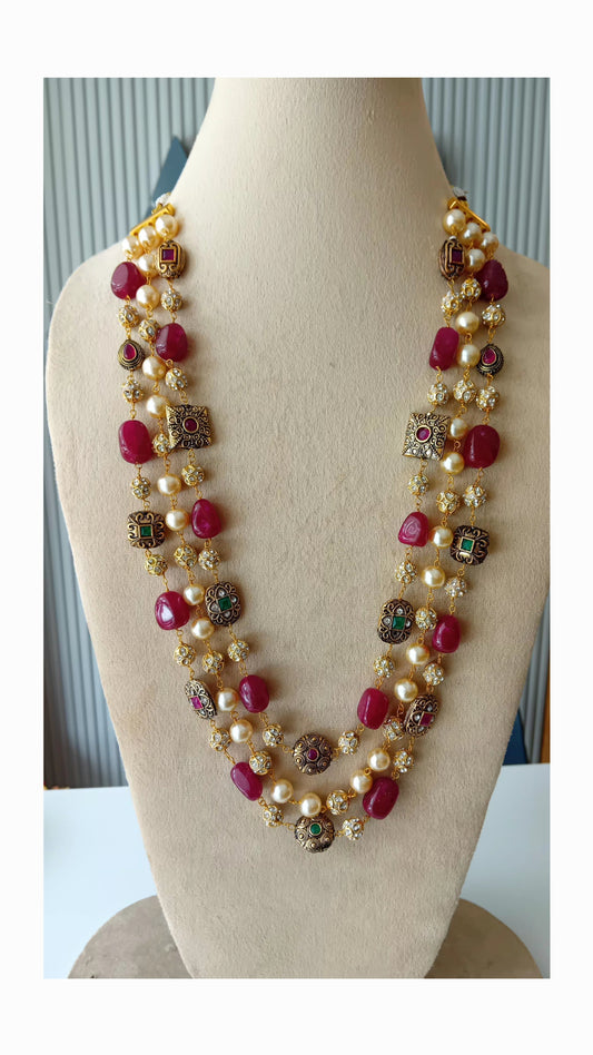 Jaipur style handmade neckpiece