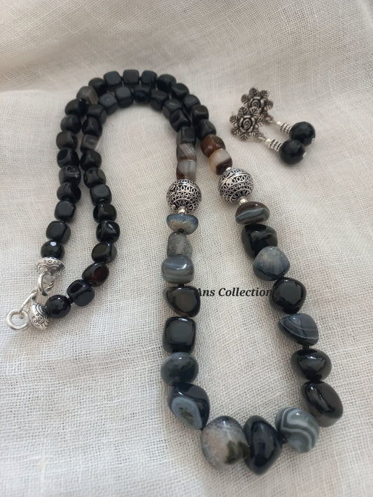 Stone bead collection