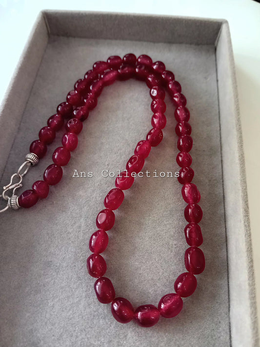 Quartz beaded neckpiece