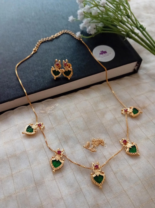 Green palakka design